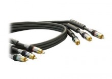 Goldkabel Profi2,5 m Component Video - Kabel cinch