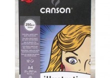 Blok do komiksw Canson250 g/m, A4,12 ark