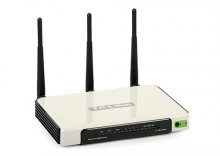 Punkt dostpowy TP-Link TL-WR1043ND z routerem, Gigabitowym switchem. 300Mb/s 802.11n, USB