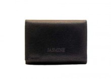 JASMINE A-PW20 czarny portfel skrzany