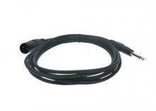Kabel XLR M / 6.3 mm Jack Mono 6.0 m
