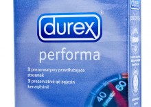 Prezerwatywy DUREX PERFORMA - Prezerwatywy przeduajce stosunek 3sztuki