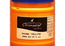 Farba akrylowa Chromacryl 250 ml warm yellow