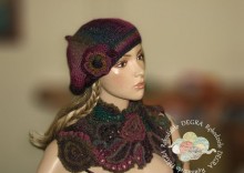 malowane szydekiem- freeform crochet