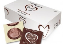 Czekoladowe prezerwatywy MoreAmore Condom Tasty Skin Chocolate 50 sztuk