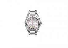 Zegarek ZIPPO srebrna tarcza, stalowa bransoletka ZZ45024