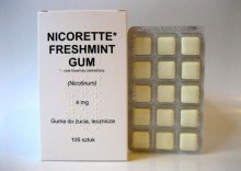 Gumy Nicorette Freshmint 4 mg, 105 szt
