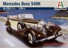 Model do sklejania - Mercedes-Benz 540K, skala 1:24 (ITALERI 3701)