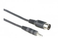 Kabel Audio Connecting Cable 5-pin DIN Male Plug - 3.5 mm Male Plug Stereo, 1.5 m
