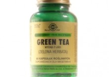 Green Tea,wycig z lici herbaty Solgar 60 kaps