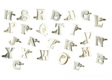 Spinki do mankietw Litery alfabetu