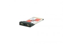 PCMCIA Kontroler USB 2.0 x2 Cardbus 4World