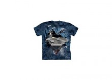 Aircraft Carrier Breakthrough Military T-Shirt The Mountain S