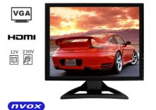 NVOX MPC1550 Monitor LCD 15" cali AV VGA HDMI 12V 230V