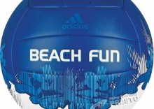 Piłka siatkowa Beach Fun Adidas - niebiesko-biały