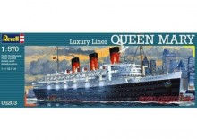 Model do sklejania luksusowego statku pasaerskiego Queen Mary, REVELL 05203, skala 1:570 - SZYBKA REALIZACJA