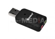 Sandberg zewnętrzna karta dźwiękowa USB to Sound