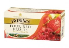 TWININGS Herbata ekspresowa Cztery czerwone owoce 25szt*2g