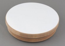 St ceramiczny drewniany o rednicy 20cm