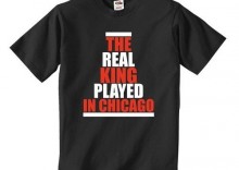 Koszulka The Real King Played In Chicago - czarny