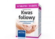 Kwas Foliowy BIOTTER tabl. 0,4 mg 30 tabl