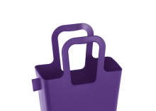 Taschelino torba na zakupy, rednia, kolor liwkowy
