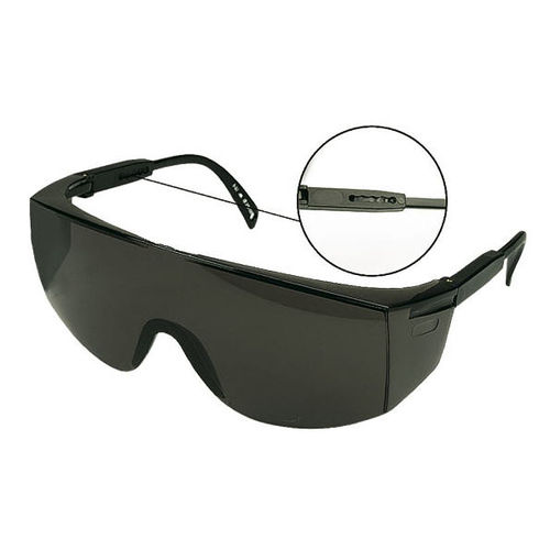 Okulary ochronne, regulowane zauszniki, czarne 82S117 TOPEX