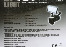 Nakamerowa lampa diodowa LED CN-240CH