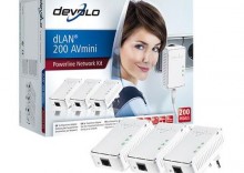 Devolo dLAN 200 AVmini Network Kit - Mini Adapter 3 x Powerline 200 Mbit