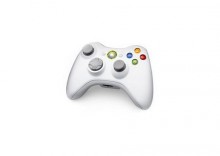 Xbox 360 akcesoria - Kontroler bezprzewodowy Microsoftbiały
