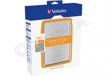 Verbatim Store n Go USB 2.0 640GB srebrny