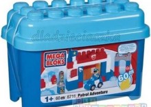 Mega Blocks - Posterunek Policji 60 kl. w pojemniku