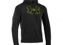Bluza Under Armour Charged Cotton Storm Big Logo Hoody Black (1239447-001)