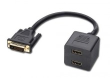 Splitter (rozdzielacz) DVI - 2x HDMI Lindy 41209