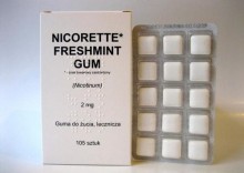 Gumy Nicorette Freshmint 2 mg, 105 szt