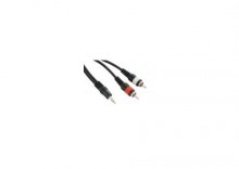 ADAM HALL KP6CCM235Y - kabel mini jack stereo - 2 x chinch 6m