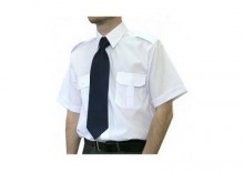 2 x Koszula biała z krótkim rękawem + krawat