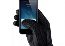 Leather Crochet Touchscreen Gloves 8 - skrzane rkawiczki do obsugi ekranw dotykowych