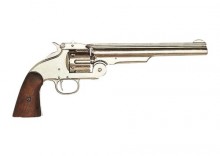 DENIX Rewolwer Smith&Wesson US chromowo-brązowy, 1869r