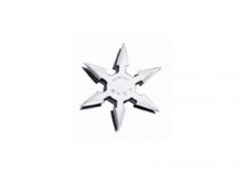 Throwing Star 6 Pt SS 4`` w/pouch