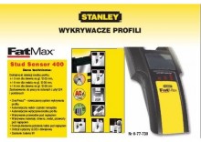 WYKRYWACZ PROFILI FatMax Stud Sensor 400 - 77-730 Stanley