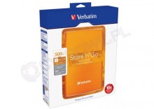 Verbatim Store n Go USB 3.0 500GB pomarańczowy