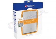 Verbatim Store n Go USB 2.0 Portable Hard Drive 320GB