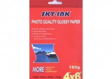 Papier fotograficzny SKY-INK o wysokim połysku A6 180g