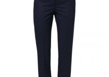 Bruuns Bazaar JADE Spodnie materiaowe niebieski