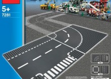Klocki Lego City Zakrt i skrzyowanie T 7281