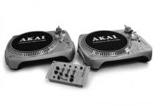 Zestaw PA dla DJ-w Silver Star "Libra" USB gramofon, mikser