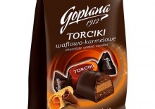 GOPLANA 260g Torciki Waflowo-karmelowe cukierki w czekoladzie