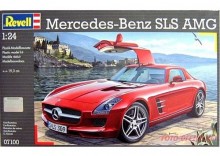 Model do sklejania samochodu Mercedes Benz SLS AMG, REVELL 07100, skala 1:24 - SZYBKA REALIZACJA