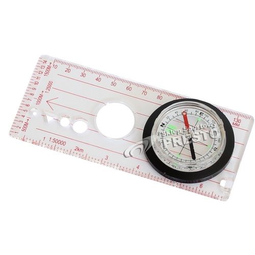 Kompas z linijka Meteor 71005